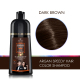 Zippy Color Argan Speedy Hair Color Shampoo - Dark Brown - Fast & Nourishing Hair Dye Shampoo for Healthy Hair,Zippy Color Hair Dye Shampoo - Wholesale Hair Care Manufacturer,Guangdong Mingli Biomedical Technology Co., Ltd.
