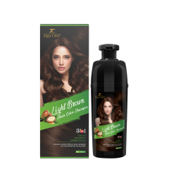 Zippy Color 3 in 1 Argan Oil Hair Dye Shampoo-Light Brown,Zippy Color 3 in 1 Argan Oil Hair Dye Shampoo-Black,Guangdong Mingli Biomedical Technology Co., Ltd.