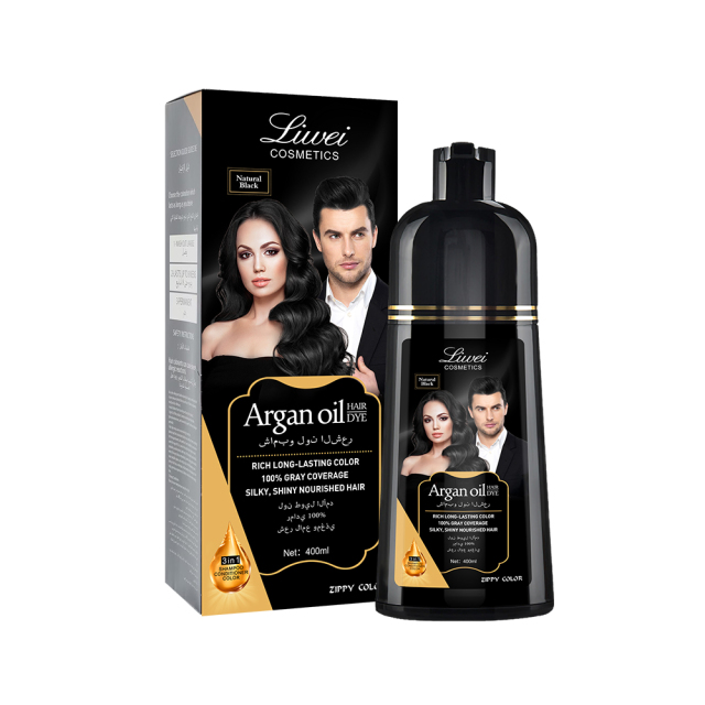 Zippy Color Argan Oil Black Hair Shampoo,Zippy Color 3 in 1 Argan Oil Hair Dye Shampoo-Black,Guangdong Mingli Biomedical Technology Co., Ltd.