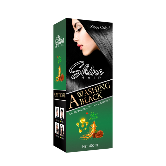 Zippy Color A Wash Black Hair Shampoo,Zippy Color 3 in 1 Argan Oil Hair Dye Shampoo-Black,Guangdong Mingli Biomedical Technology Co., Ltd.