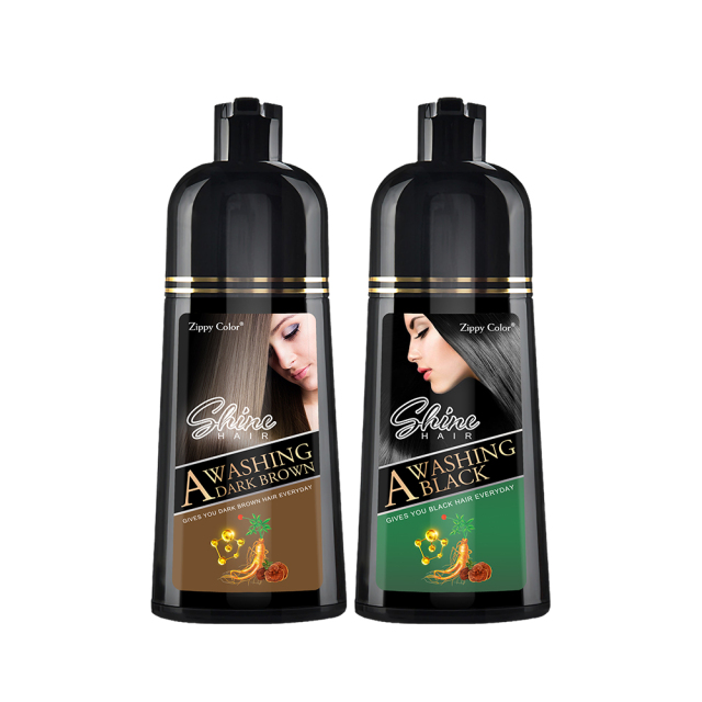 Zippy Color A Wash Black Hair Shampoo,Zippy Color 3 in 1 Argan Oil Hair Dye Shampoo-Black,Guangdong Mingli Biomedical Technology Co., Ltd.