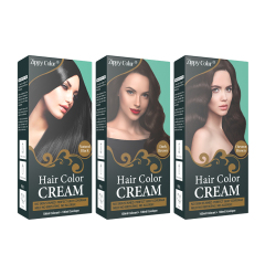 Zippy Color Hair Color Cream,Zippy Color Hair Dye Cream | Ammonia-Free Permanent Hair Color,Guangdong Mingli Biomedical Technology Co., Ltd.