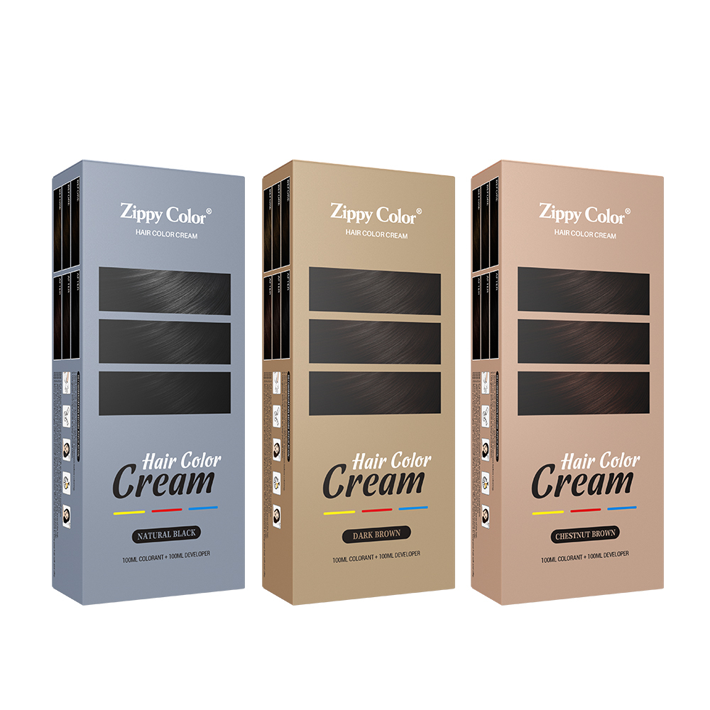 Zippy Color Hair Color Cream,Zippy Color Hair Color Cream | Plant-Based Ammonia-Free Hair Dye,Guangdong Mingli Biomedical Technology Co., Ltd.