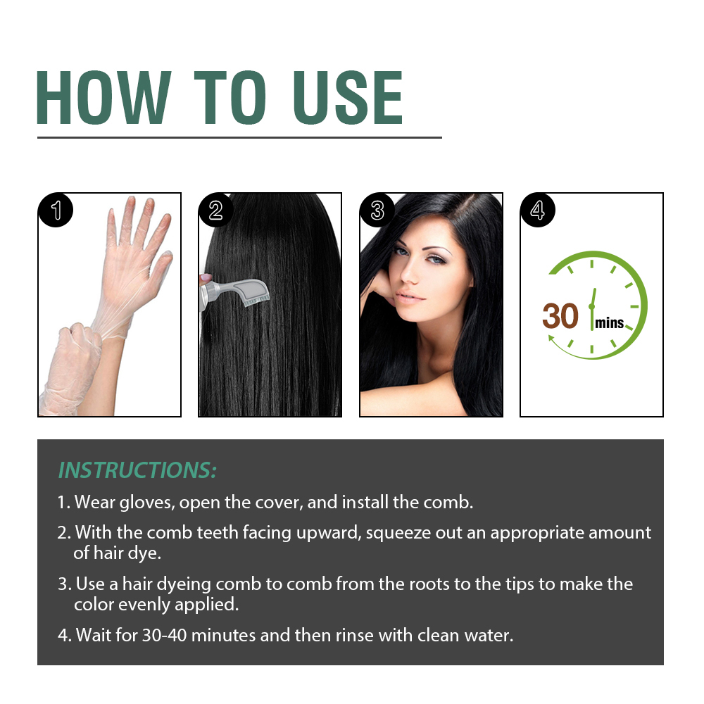 Zippy Color Fruit Hair Dye Cream,Zippy Color Fruit Hair Dye Cream | Plant-Based Permanent Hair Color,Guangdong Mingli Biomedical Technology Co., Ltd.