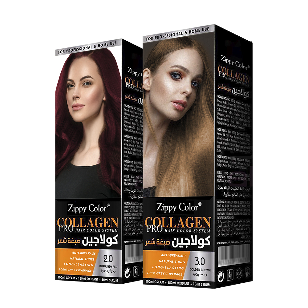 Zippy Color Hair Color Cream  Hair Dye Color,100% Organic Hair Color Cream- Herbal-Based Hair Dye for Home Use,Guangdong Mingli Biomedical Technology Co., Ltd.