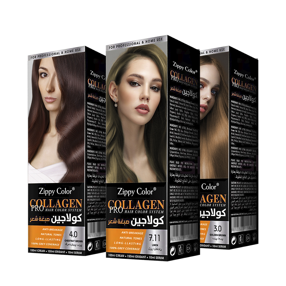 Zippy Color Hair Color Cream  Hair Dye Color,100% Organic Hair Color Cream- Herbal-Based Hair Dye for Home Use,Guangdong Mingli Biomedical Technology Co., Ltd.