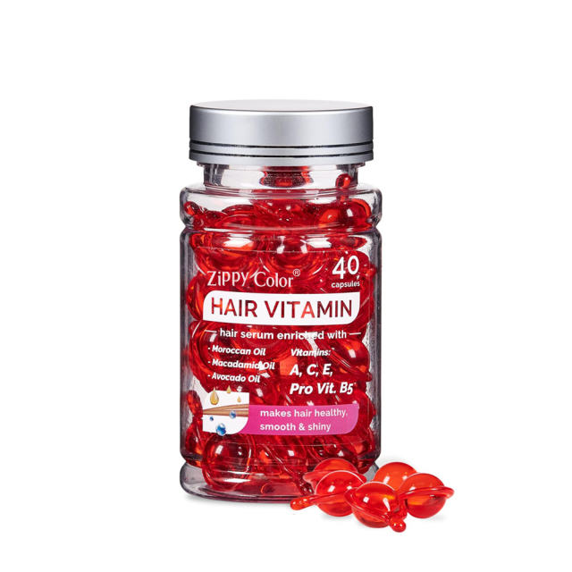 Zippy Color Hair Vitamin Capsules,100% Organic Hair Vitamin Serum Capsules for Wholesaler of Hair Care,Guangdong Mingli Biomedical Technology Co., Ltd.