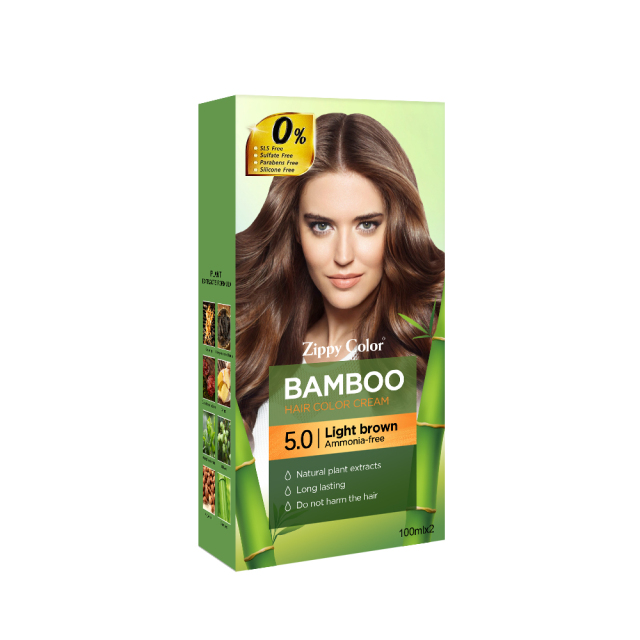 Zippy Color Banboo Hair Color Cream,Factory Sale Hair Dye - No-Stain, Long-Lasting for OEM & Wholesale,Guangdong Mingli Biomedical Technology Co., Ltd.