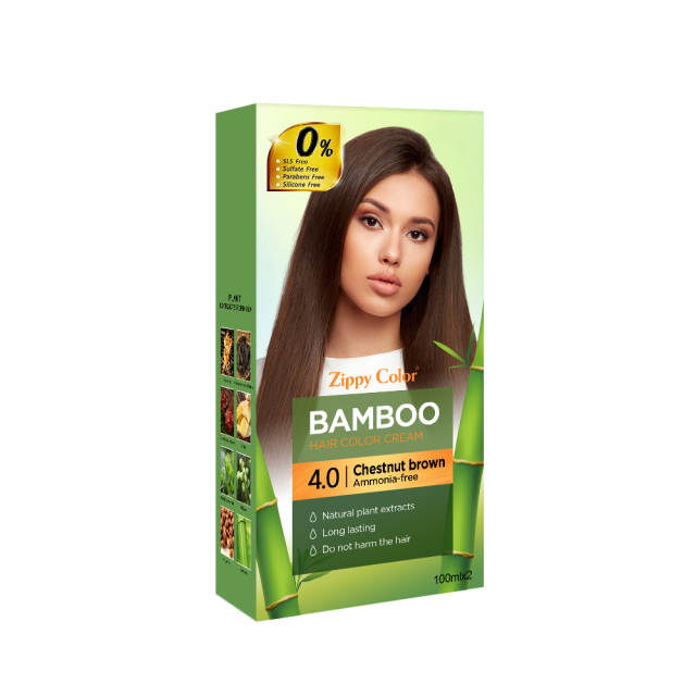 Zippy Color Banboo Hair Color Cream,Factory Sale Hair Dye - No-Stain, Long-Lasting for OEM & Wholesale,Guangdong Mingli Biomedical Technology Co., Ltd.