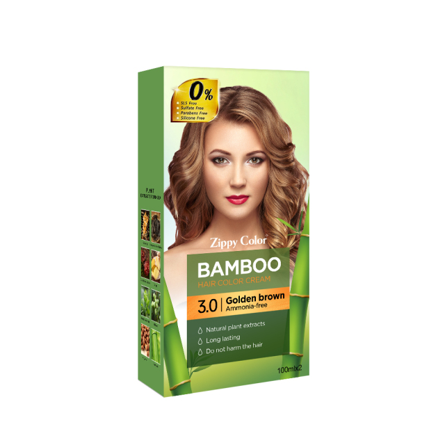 Zippy Color Banboo Hair Color Cream,Factory Sale Hair Dye - No-Stain, Long-Lasting for OEM & Wholesale,Guangdong Mingli Biomedical Technology Co., Ltd.