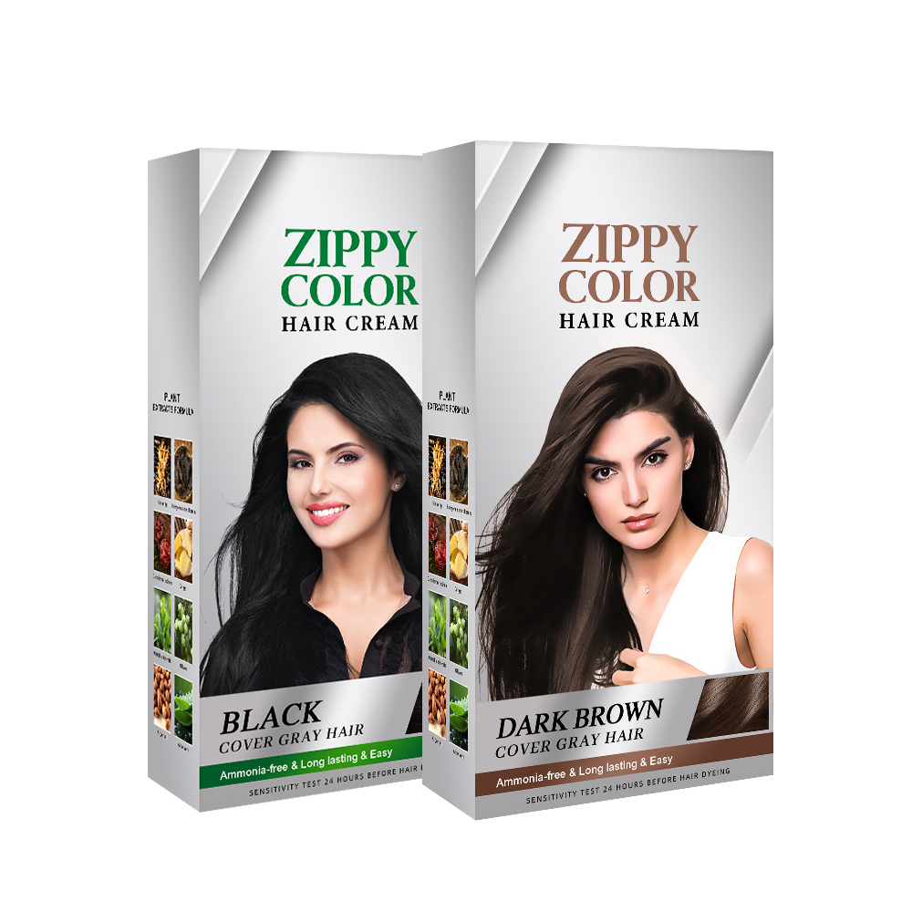 Zippy Color Hair Dye Color Cream,Zippy Color Hair Color Cream | Plant-Based Ammonia-Free Hair Dye,Guangdong Mingli Biomedical Technology Co., Ltd.