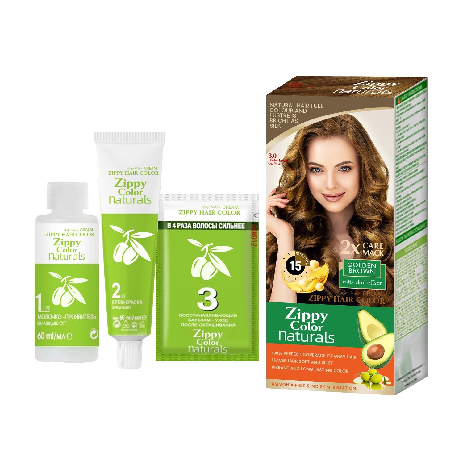 Zippy Color Hair Dye Cream,Private Label Hair Dye Manufacturer - No PPD Permanent Hair Color,Guangdong Mingli Biomedical Technology Co., Ltd.