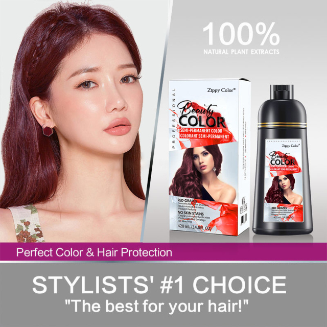 Beauty Color Hair Color Shampoo Permanent  Hair Dye Shampoo ODM & OEM,Beauty Color Hair Color Shampoo Permanent  Hair Dye Shampoo ODM & OEM,Guangdong Mingli Biomedical Technology Co., Ltd.
