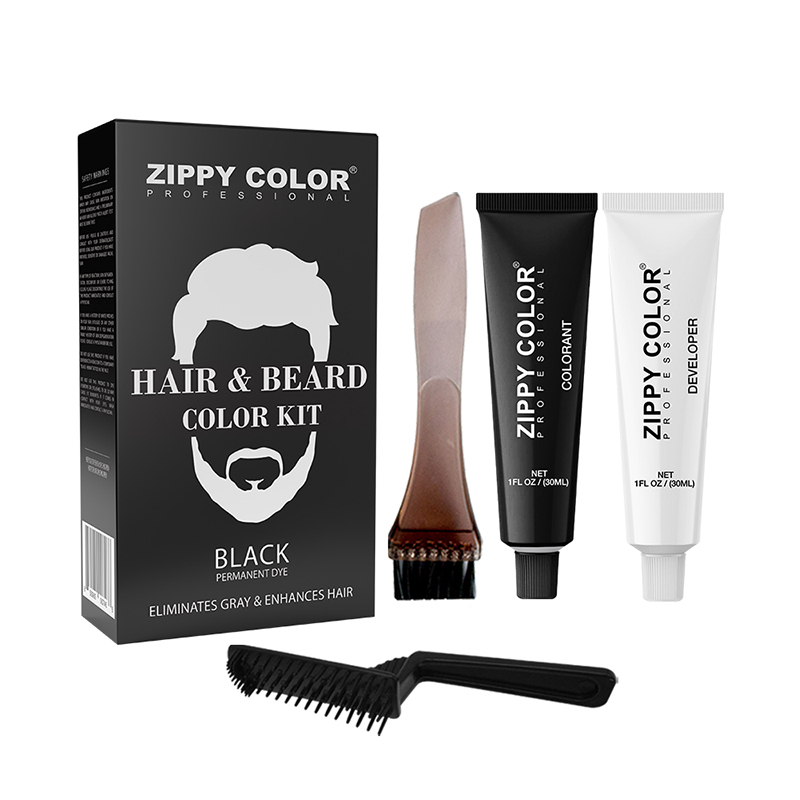 Beard Dye Black Beard Color Kit Private Label Mustache Beard Dye For Men,Black Beard Color Kit – Wholesale Hair Care Product,Guangdong Mingli Biomedical Technology Co., Ltd.