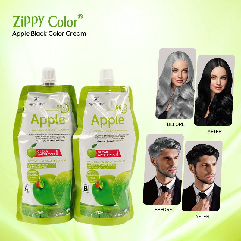 500ml*2 Ammonia Free Black Hair Shampoo Fast Hair Color Shampoo For Home Use,Ammonia-Free Black Hair Color Shampoo – Wholesale Hair Care,Guangdong Mingli Biomedical Technology Co., Ltd.