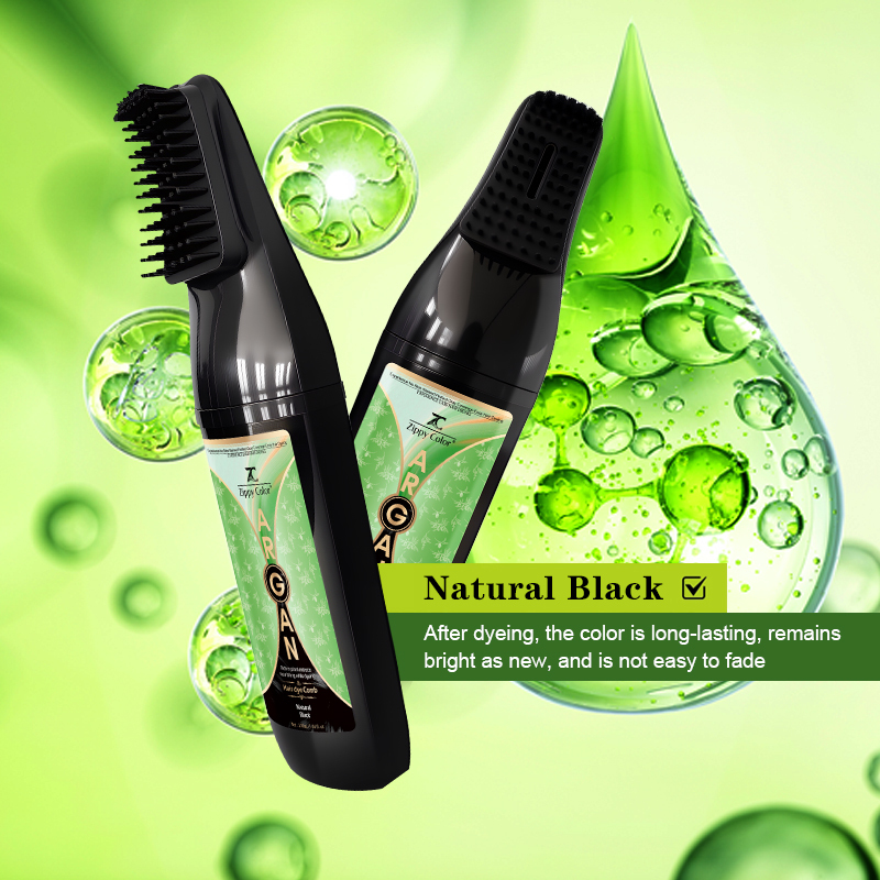 Zippy Color Argan Oil Hair Dye Comb -Natural Black,Zippy Color Argan Oil Hair Dye Comb – Natural Black,Guangdong Mingli Biomedical Technology Co., Ltd.