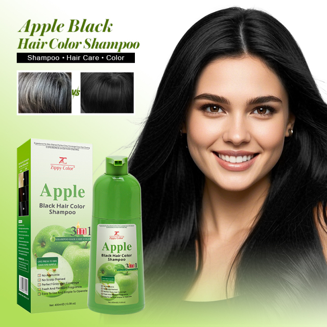 Apple Black Hair Color Shampoo Without Ammonia,Apple Black Hair Color Shampoo Without Ammonia,Guangdong Mingli Biomedical Technology Co., Ltd.
