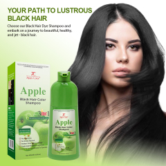 Apple Black Hair Color Shampoo Without Ammonia,Apple Black Hair Color Shampoo Without Ammonia,Guangdong Mingli Biomedical Technology Co., Ltd.