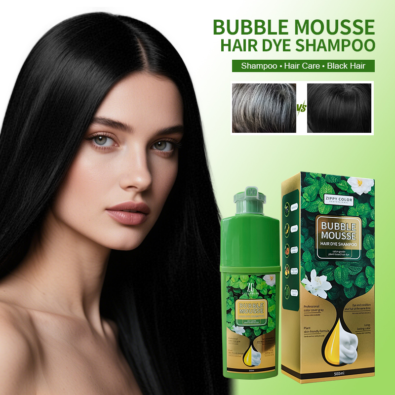 Ammonia-Free & Scalp-Stain-Free Bubble Mousse Hair Dye Shampoo: The Ultimate White & Gray Hair Repair for Hair Health,Herbal Bubble Hair Color | Ammonia-Free Foam Dye for Middle East,Guangdong Mingli Biomedical Technology Co., Ltd.