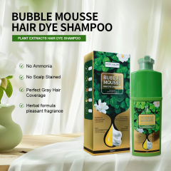 Ammonia-Free & Scalp-Stain-Free Bubble Mousse Hair Dye Shampoo: The Ultimate White & Gray Hair Repair for Hair Health,Herbal Bubble Hair Color | Ammonia-Free Foam Dye for Middle East,Guangdong Mingli Biomedical Technology Co., Ltd.