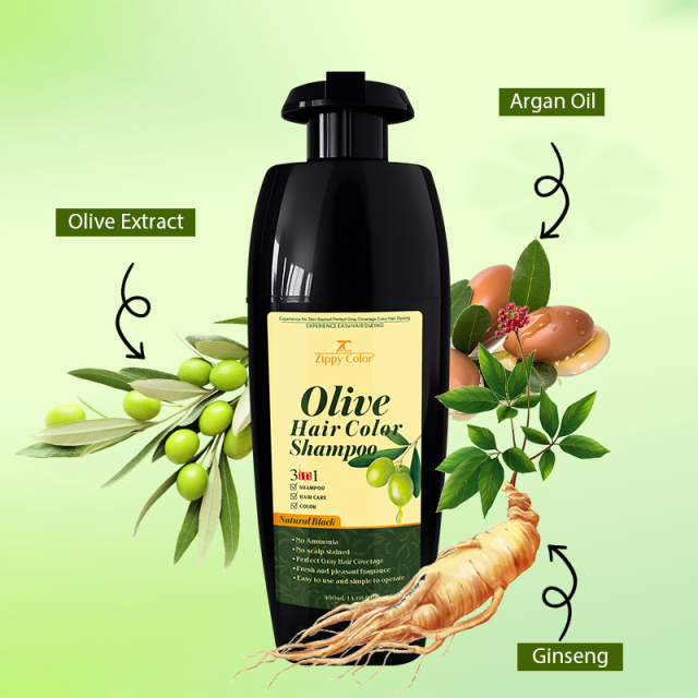 Newest Non Stained Formula: Olive Oil Hair Color Shampoo,Newest Non Stained Formula: Olive Oil Hair Color Shampoo,Guangdong Mingli Biomedical Technology Co., Ltd.