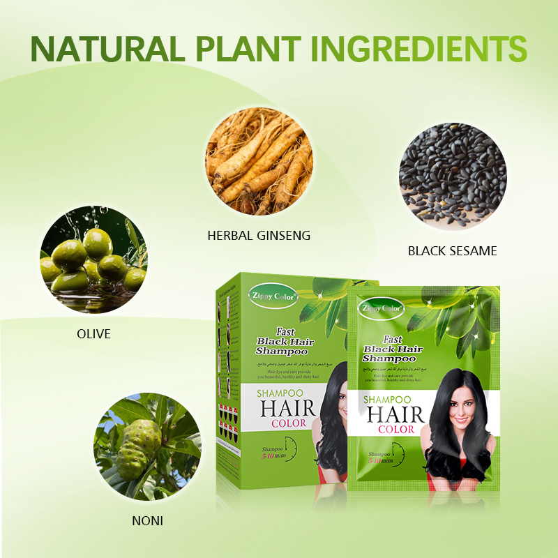 Zippy Color Dark Brown Hair Dye Shampoo OEM Wholesale Ammonia-Free,Zippy Color Dark Brown Hair Dye Shampoo OEM Wholesale Ammonia-Free,Guangdong Mingli Biomedical Technology Co., Ltd.
