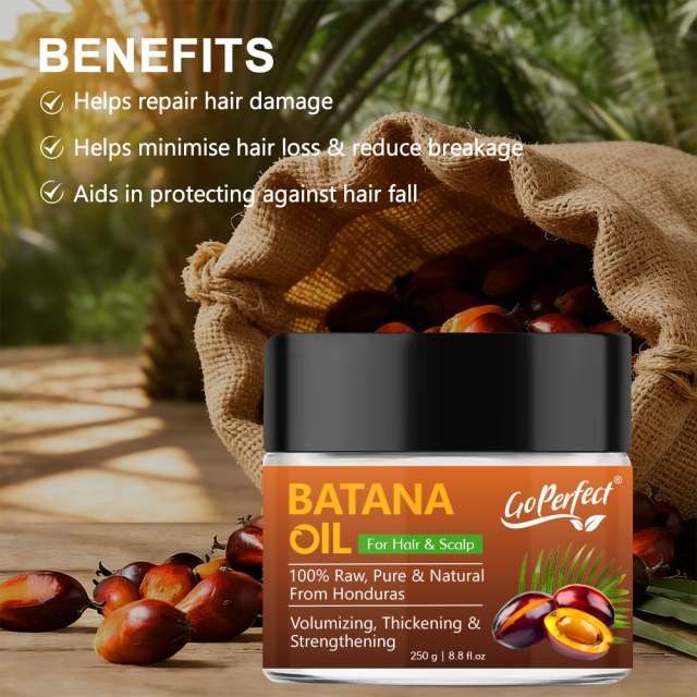 100% Pure Batana Oil for Hair Natural Repair & Shine GoPerfect,100% Pure Batana Oil for Hair Natural Repair & Shine GoPerfect,Guangdong Mingli Biomedical Technology Co., Ltd.