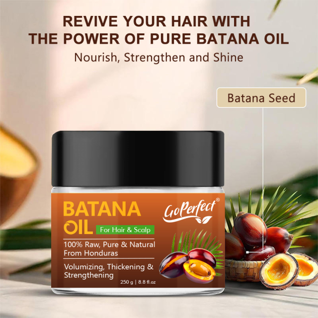 100% Pure Batana Oil for Hair Natural Repair & Shine GoPerfect,100% Pure Batana Oil for Hair Natural Repair & Shine GoPerfect,Guangdong Mingli Biomedical Technology Co., Ltd.