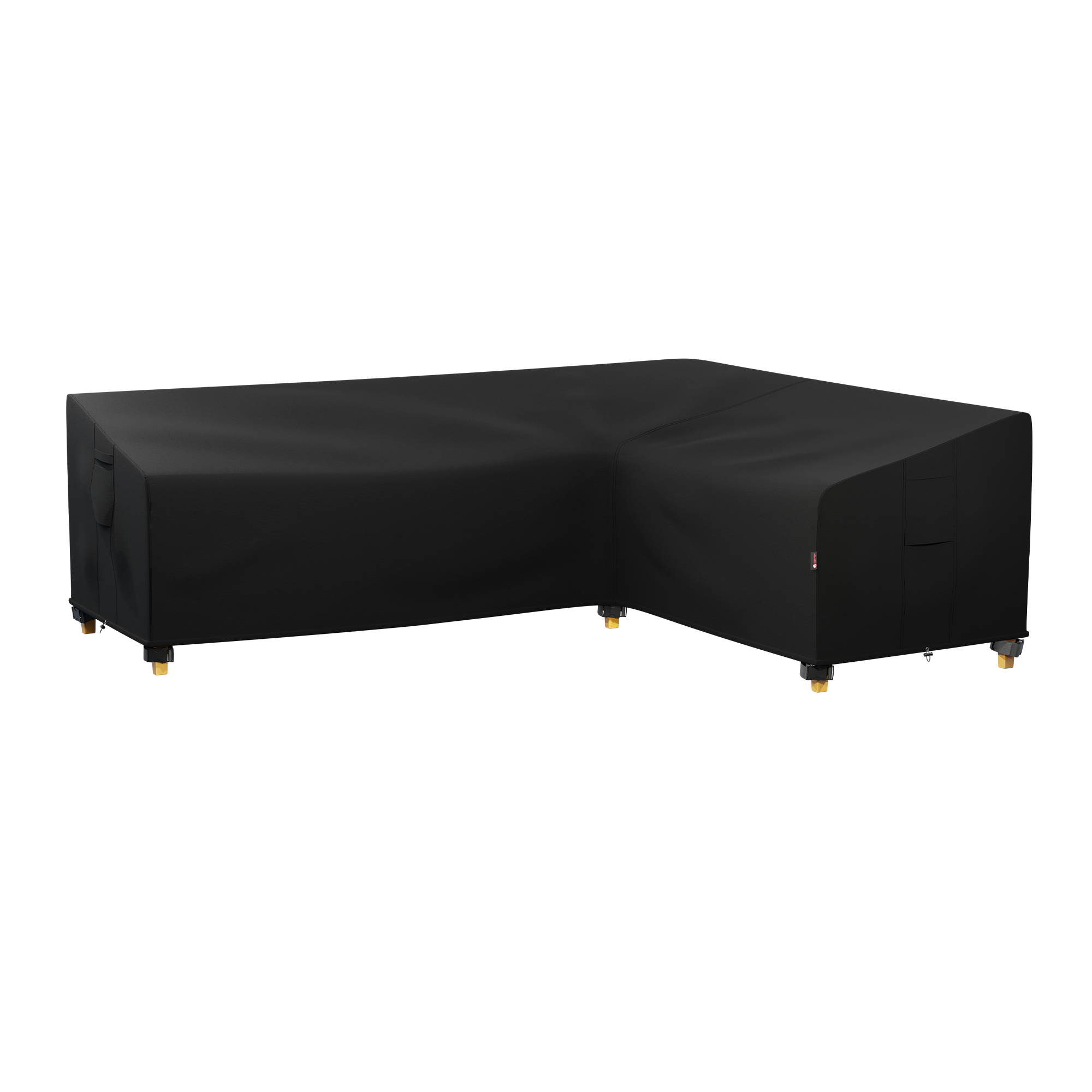 iBirdie Outdoor Sectional Cover Left L-Shaped Patio Sofa Waterproof Weatherproof 600D Heavy Duty Garden Furniture Cover Outside Sectional Couch Cover L shape