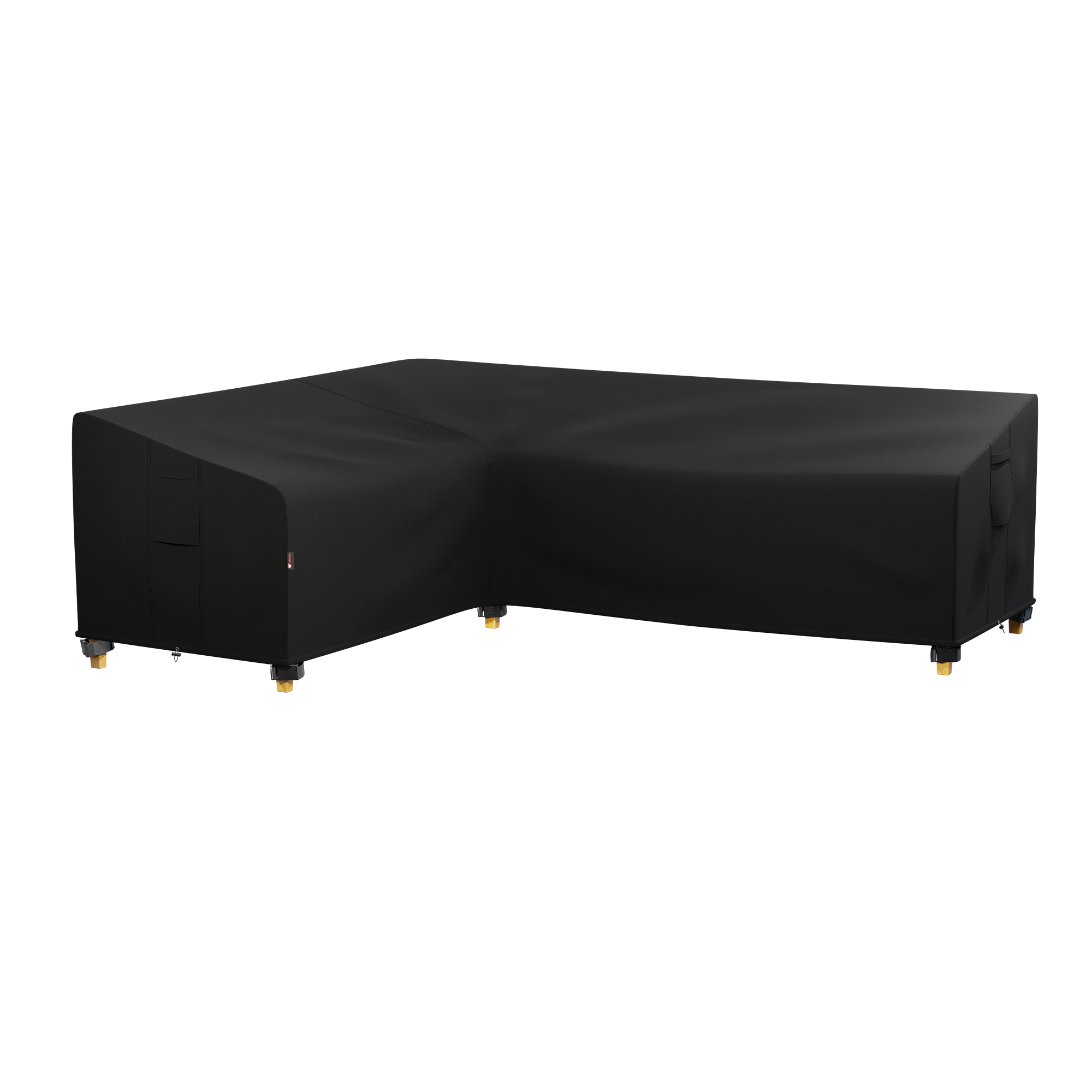 iBirdie Outdoor Sectional Cover Left L-Shaped Patio Sofa Waterproof Weatherproof 600D Heavy Duty Garden Furniture Cover Outside Sectional Couch Cover L shape