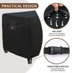 iBirdie Rectangular Gas Fire Pit Table Cover 54 x 28 inch Outdoor Waterproof and Weatherproof Heavy Duty 600D Patio Fireplaces Cover