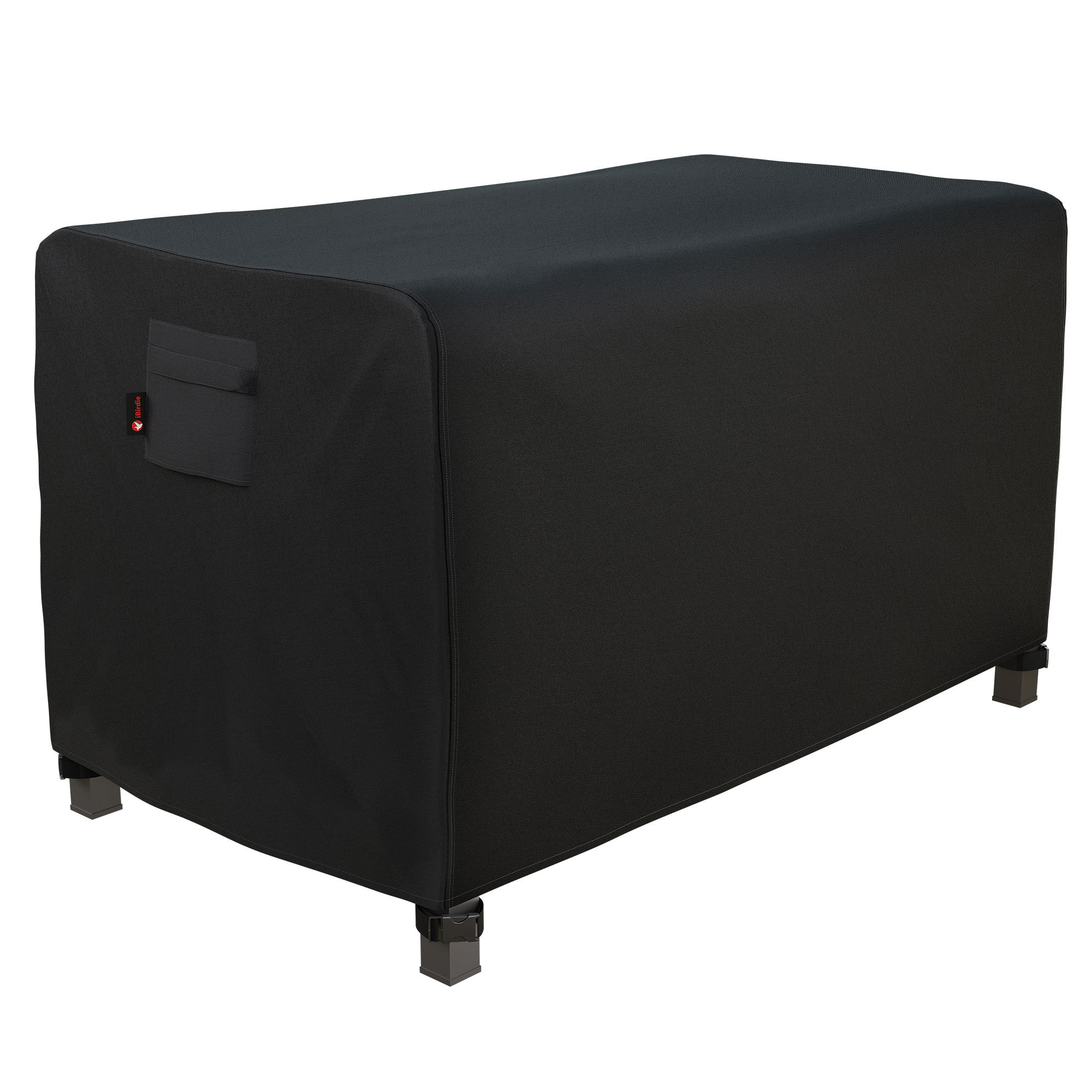 iBirdie Rectangular Gas Fire Pit Table Cover 54 x 28 inch Outdoor Waterproof and Weatherproof Heavy Duty 600D Patio Fireplaces Cover