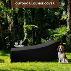 iBirdie Outdoor Lounge Chaise Chair Cover Waterproof Patio Furniture Covers Lawn Pool Chair Cover 1 Pack