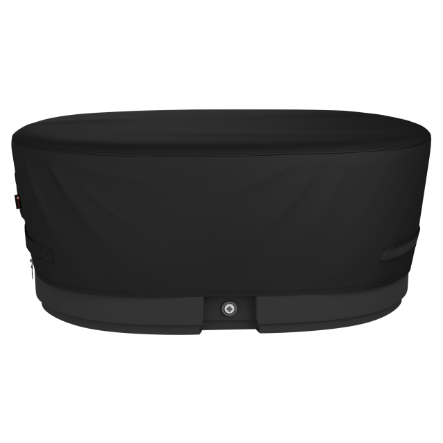 iBirdie Outdoor Waterproof Stock Tank Cover for Ice Bath Cold Plunge Pool - 600D Heavy Duty Weatherproof Oval Tub Covers Compatible for Rubbermaid Water Trough