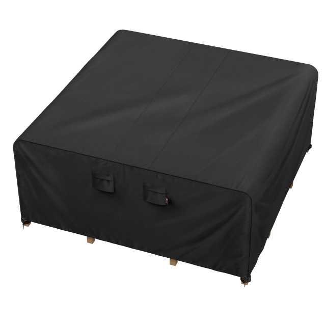 iBirdie Outdoor Patio Furniture Covers Waterproof Weatherproof Rectangular Table Cover 140L x 80W x 28H inch - Heavy Duty 600D for Outside Dining Table and Chairs