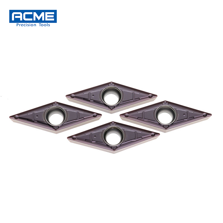 Pvd Coated Carbide Turning Inserts VBMT160404-TF For Steel