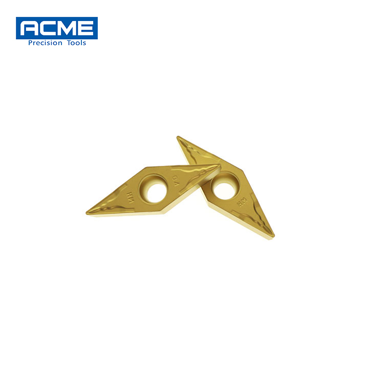 Pvd Coated Carbide Turning Inserts VBMT160404-HM For Steel