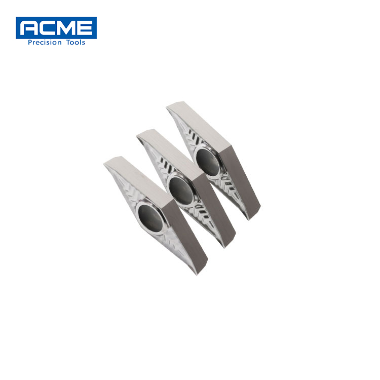VCGT160404 Carbide inserts for high-precision lathe cutting of aluminum