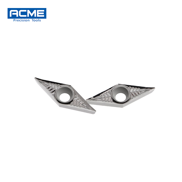 VCGT160404 Carbide inserts for high-precision lathe cutting of aluminum