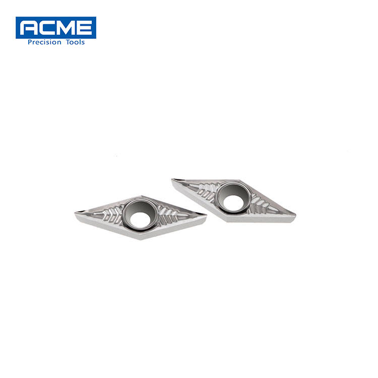 VCGT160404 Carbide inserts for high-precision lathe cutting of aluminum