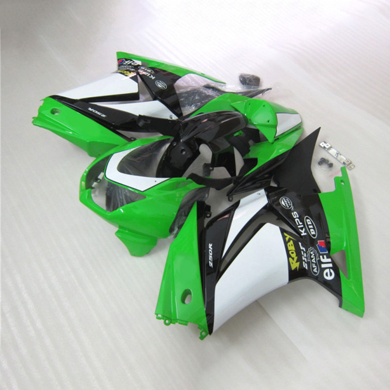 For KAWASAKI 2008 2009 2010 2011 2012 NINJA250 Full Fairing Set 08 09 10 11 12 NINJA 250 Motorcycle Fairings Bodywork Kit