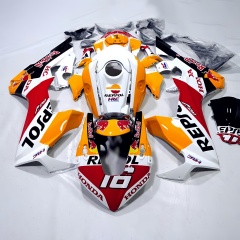For Honda 2017-2019 CBR1000RR Orange White Red Fairing set