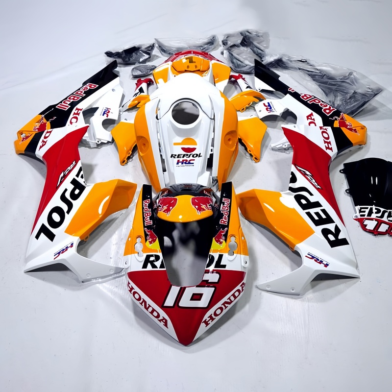 For Honda 2017-2019 CBR1000RR Orange White Red Fairing set