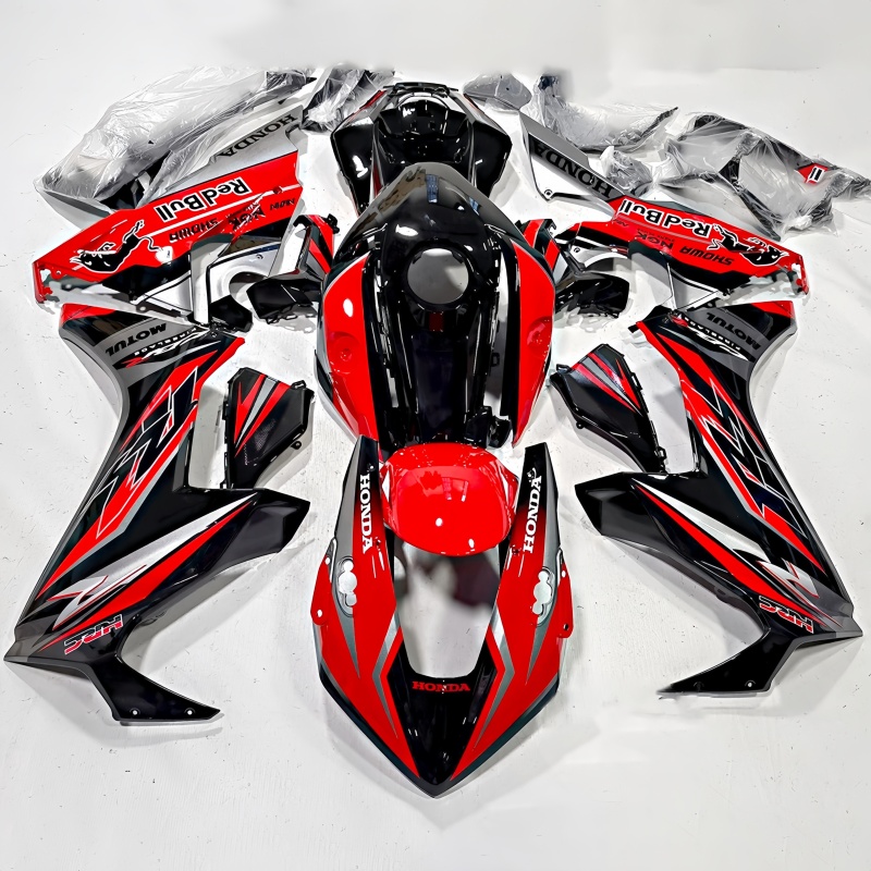 For Honda 2017-2019 CBR1000RR Glossy Red Black Fairings Bodykits