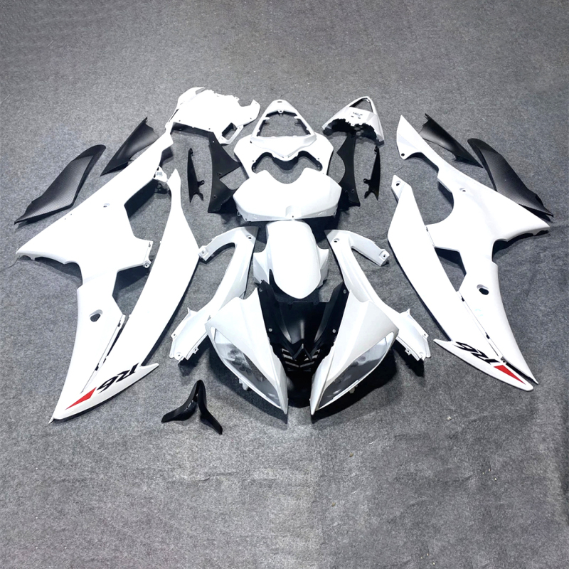 2008- 2010 2011 2012 2013 2014 2015 2016 for YAMAHA YZFR6 Full White Motorcycle Fairings Kit YZF R6