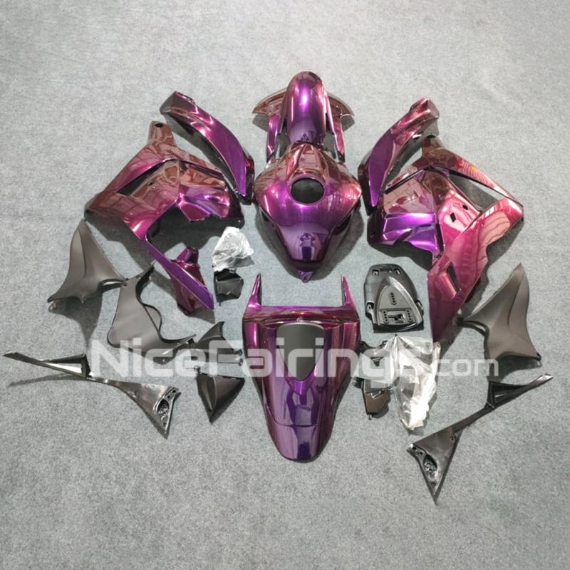 For HONDA 2009-2012 CBR600RR Glossy All Purple Fairing set