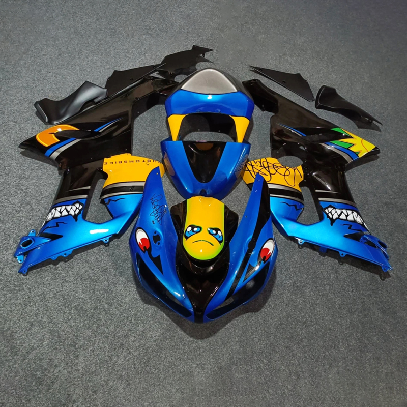 2005 2006 for Kawasaki 636 NINJA ZX6R Plastic Injection Body Set Fairing Kit