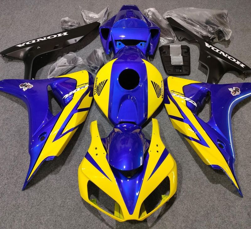 For Honda 2006-2007 CBR1000RR Yellow Blue Fairings