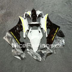 2006 2007 for YAMAHA YZFR6 White Black Motorcycle Fairings Kit YZF R6