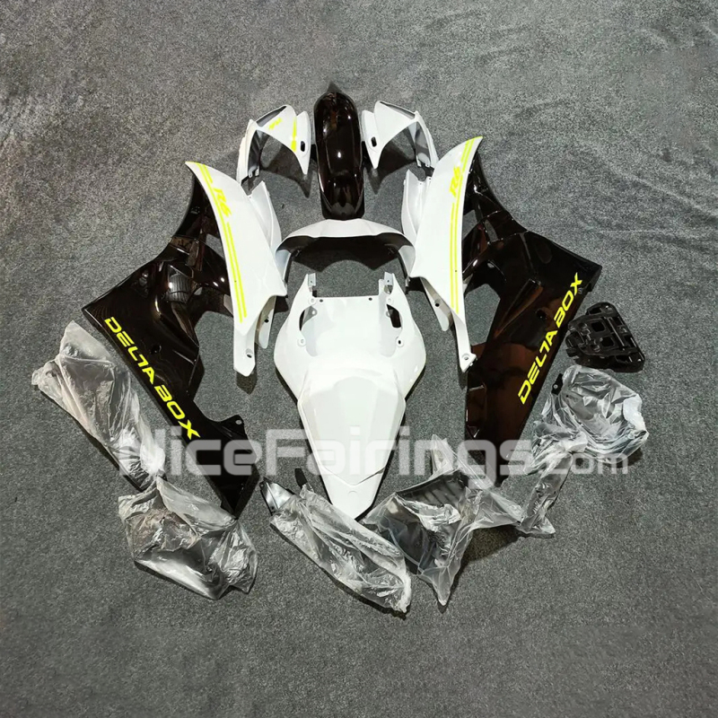 2006 2007 for YAMAHA YZFR6 White Black Motorcycle Fairings Kit YZF R6